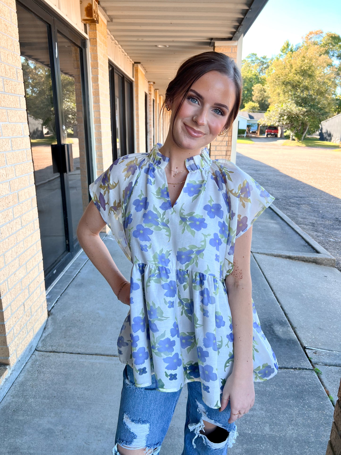 Addyson Puff Sleeve Blouse-Top-Entro-03/08/25,09/13/24,1st md,Bin d2,Max Retail,t22713,Tops Collection-The Twisted Chandelier