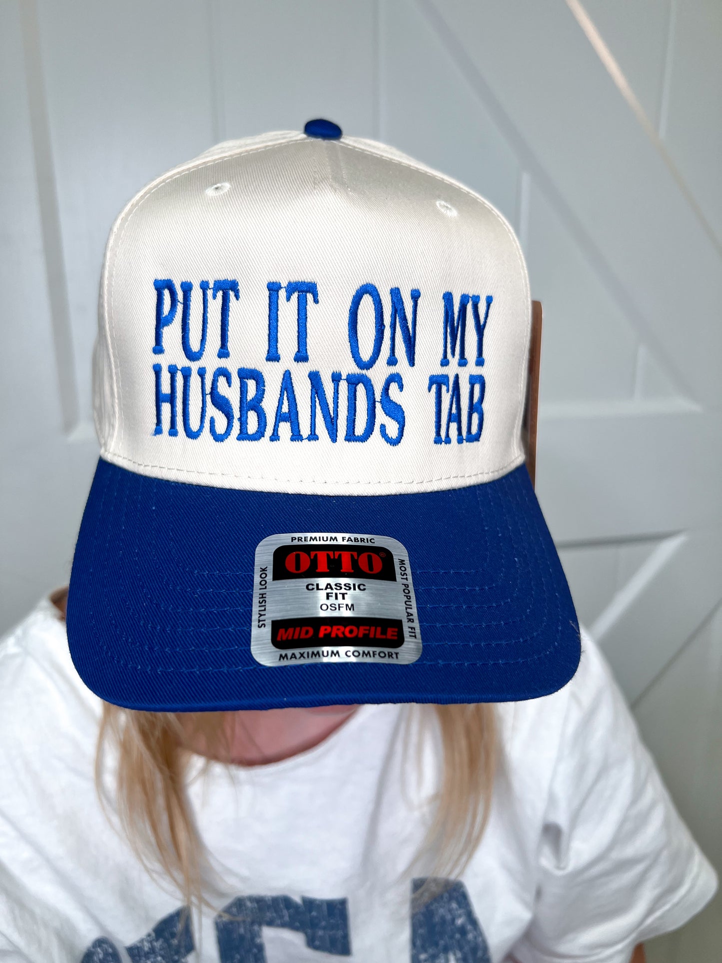 Put it on my Husbands Tab Embroidered Hat-Southern N Savvy-The Twisted Chandelier
