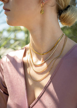 Gold Rope Chain Necklace-Necklace-WJW-The Twisted Chandelier