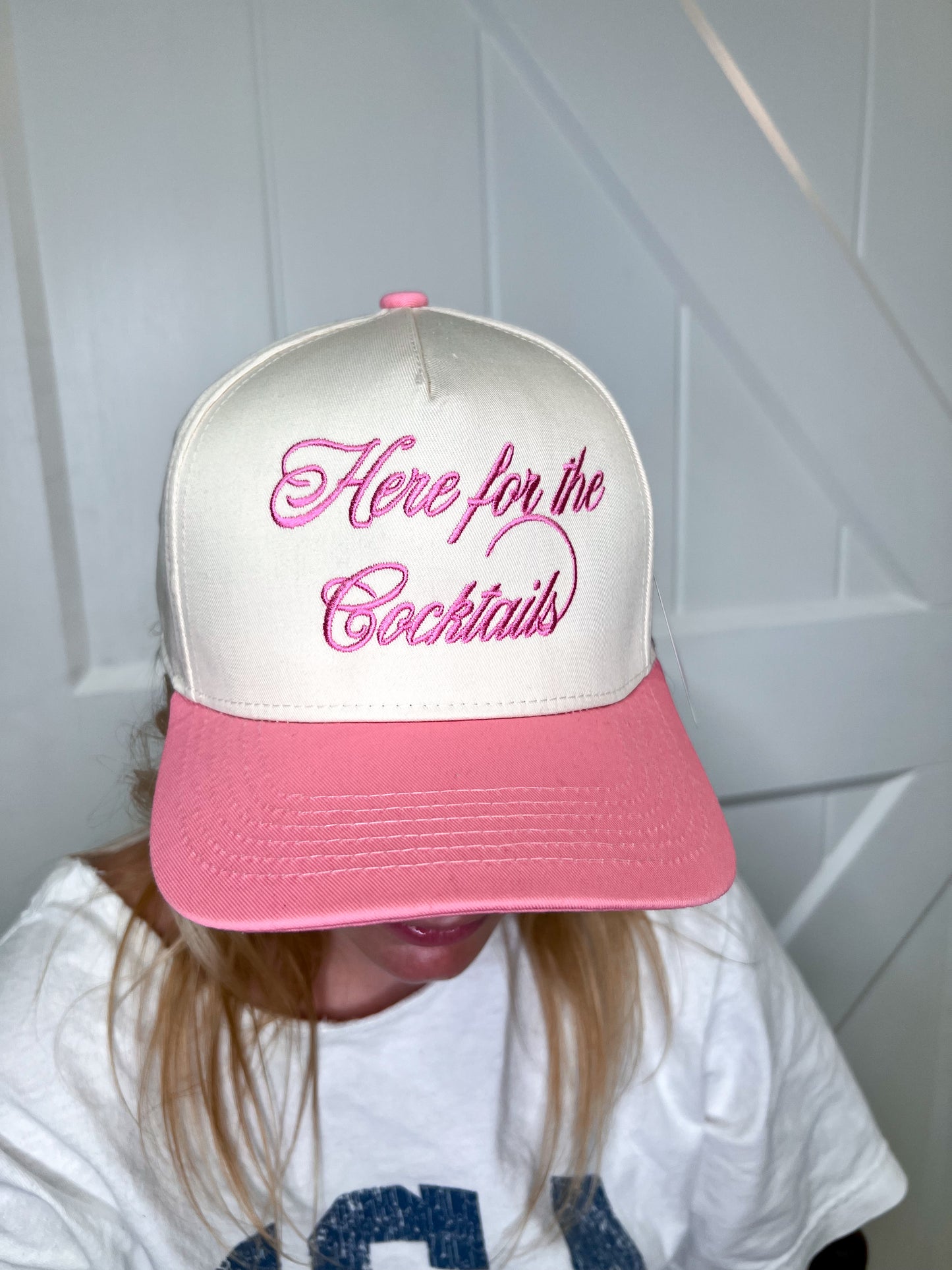 Here For the Cocktails Two-Toned Vintage Hat-Katydid-The Twisted Chandelier