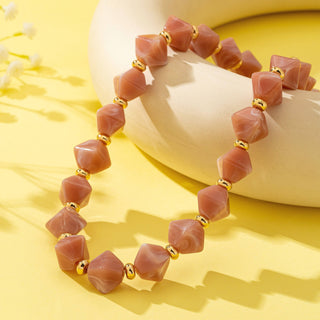 Faceted Resin Briolette Necklaces | 80N92987-JOSSLYN by wall to wall-The Twisted Chandelier