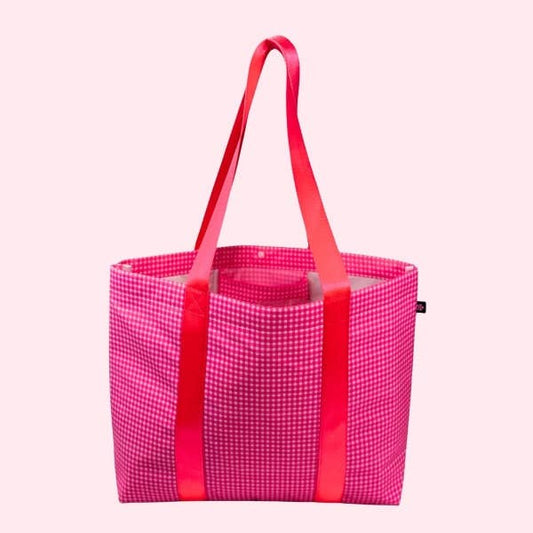 Flamingo ~WIPEABLE~ Little Mama Tote-Bag-Mint-The Twisted Chandelier
