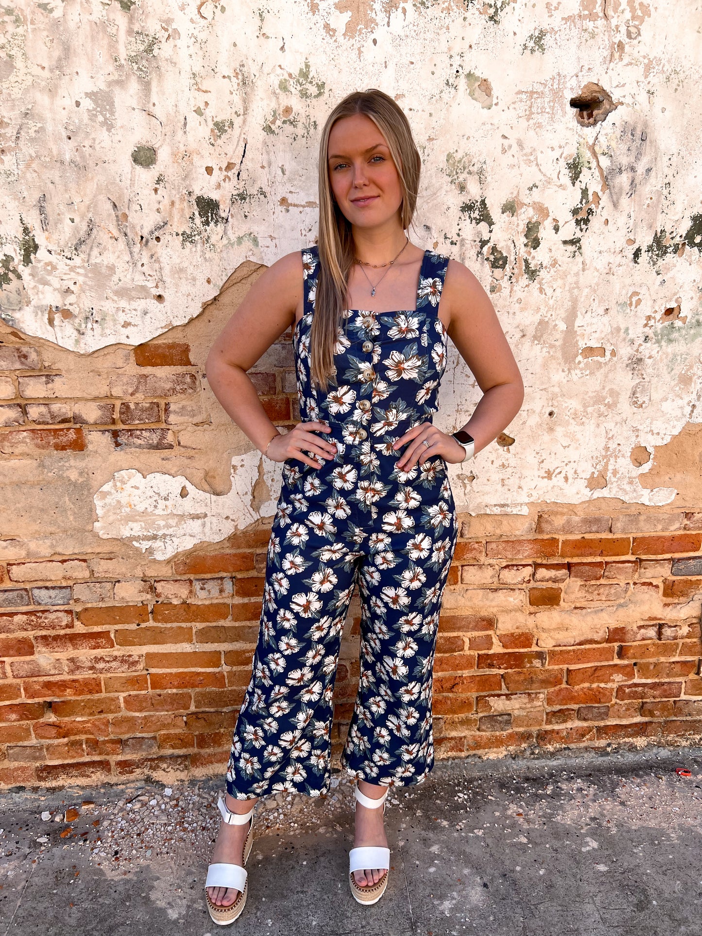 Arely Sleeveless Floral Patterned Jumpsuit-Jumpsuits & Rompers-ee:some-08/15/24, 1st md, Bin b2, bk9922, FD 03/12/24-The Twisted Chandelier