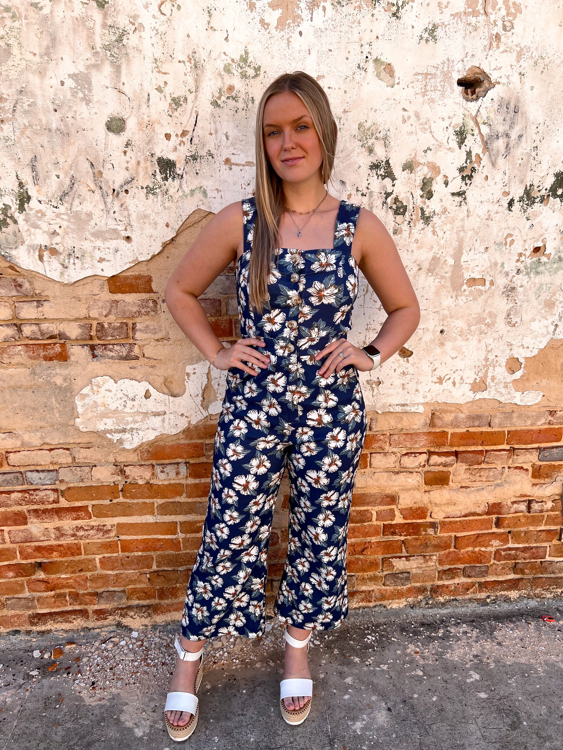 Arely Sleeveless Floral Patterned Jumpsuit-Jumpsuits & Rompers-ee:some-08/15/24, 1st md, Bin b2, bk9922, FD 03/12/24-The Twisted Chandelier