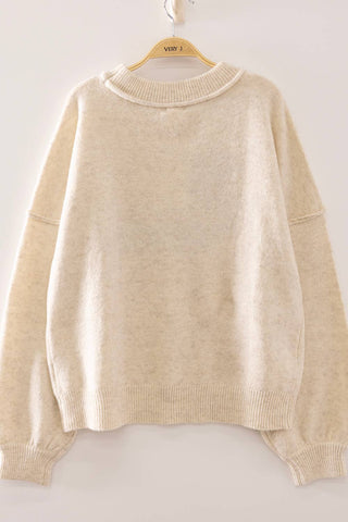 Dottie Hot Dog Dog Graphic Sweater-Top-VERY J-12W3721N,NewArrival,Tops Collection-The Twisted Chandelier