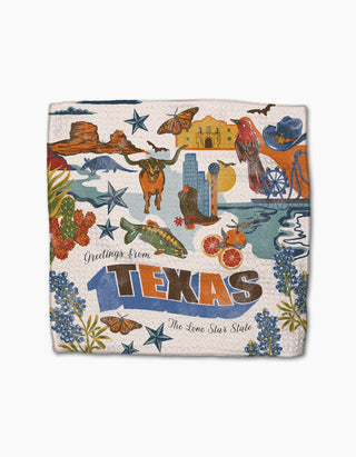 Greetings From Texas Dishcloth Set-Dishcloths-Geometry-The Twisted Chandelier