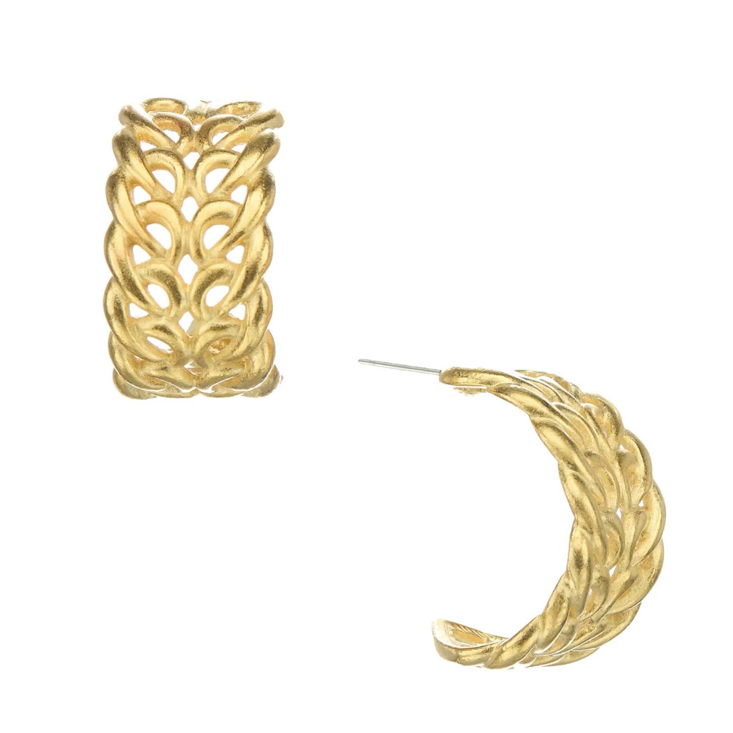 Susan Shaw Montefino Hoop Earrings-Susan Shaw-The Twisted Chandelier