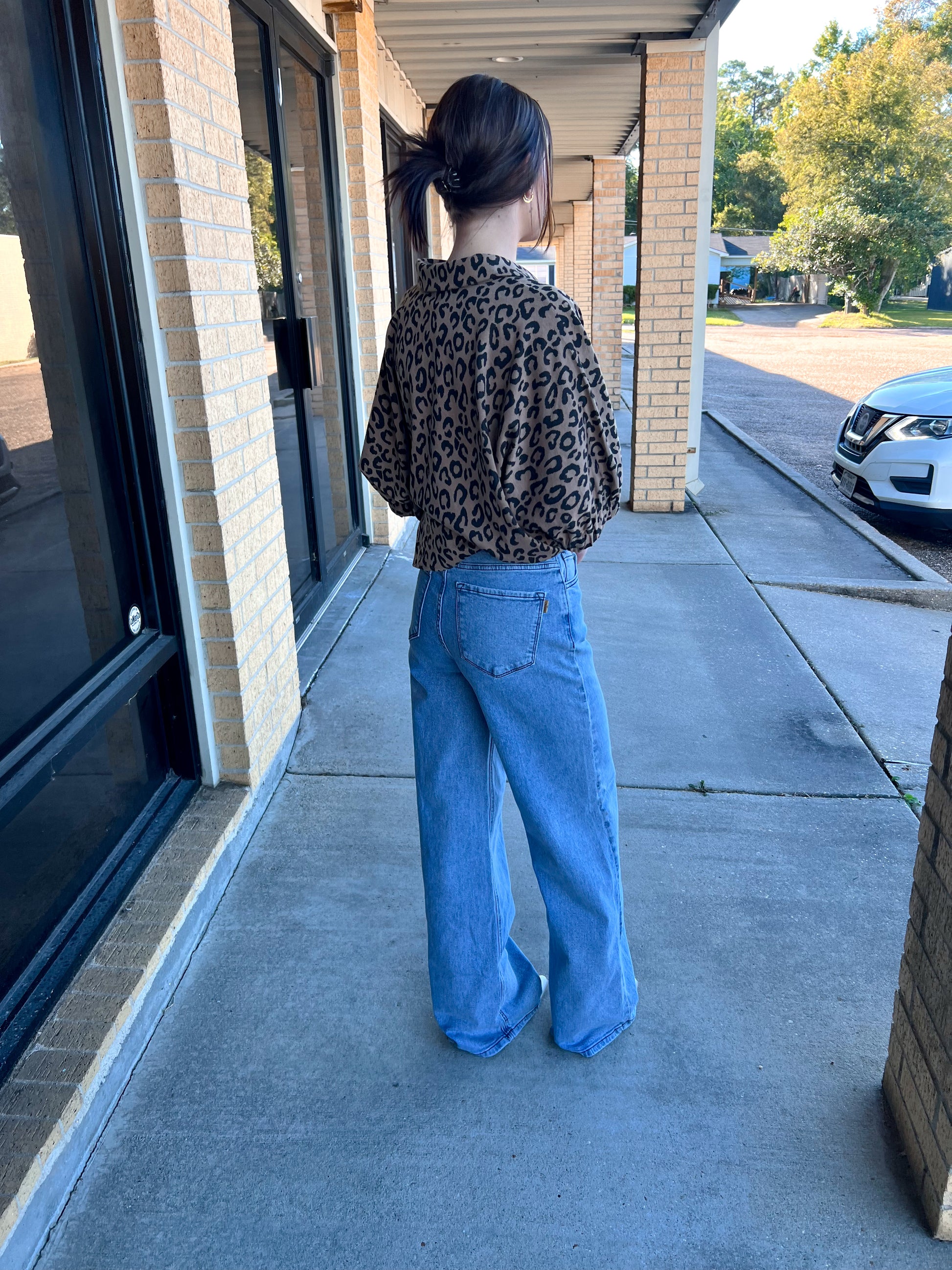 Sutton Wide Leg Medium Stone Rigid Comfort Stretch Jeans-Vibrant M.i.U-BIN A2,bottoms-The Twisted Chandelier