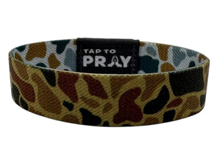 Tap To Pray™ Wristbands - River Rock Camo Sahara and Copper-Versible-The Twisted Chandelier