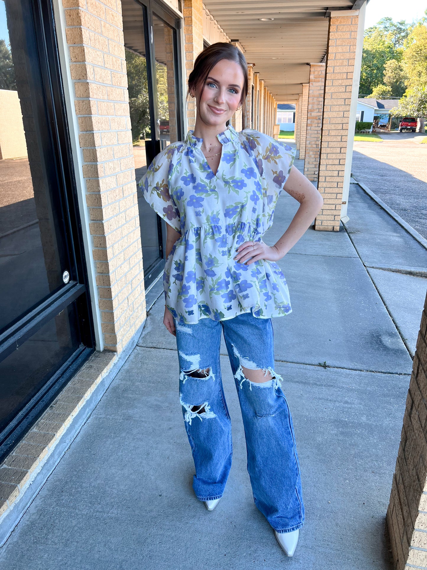 Addyson Puff Sleeve Blouse-Top-Entro-03/08/25,09/13/24,1st md,Bin d2,Max Retail,t22713,Tops Collection-The Twisted Chandelier