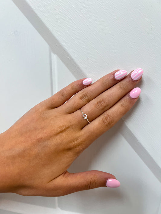 Lumi - Sterling Silver Knot Ring-Oriental Trading Co.-The Twisted Chandelier