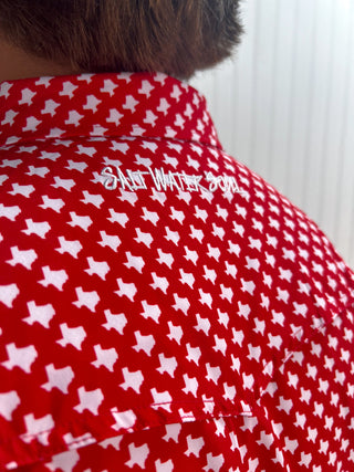 Men's Houston Pearl Snap Fishing Shirt-Men's Tops-SALT WATER SOUL-FD 02/18/26,Men's,RWB-The Twisted Chandelier