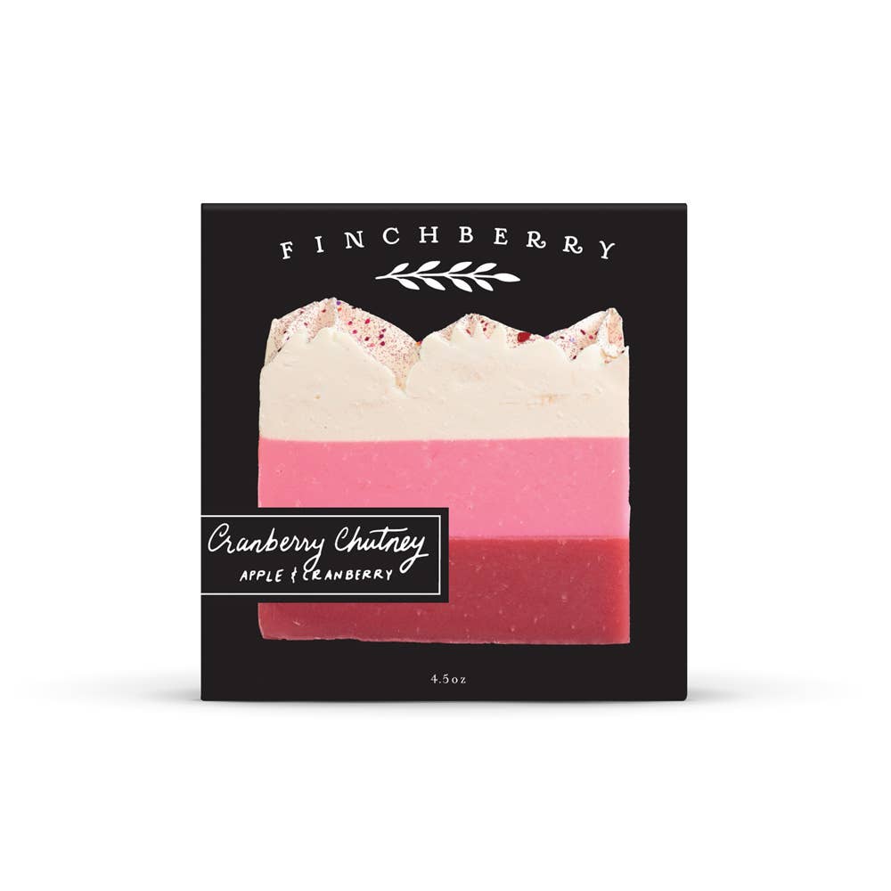 Finchberry Soap - Cranberry Chutney Soap (Boxed)-Bath & Beauty-FinchBerry--The Twisted Chandelier