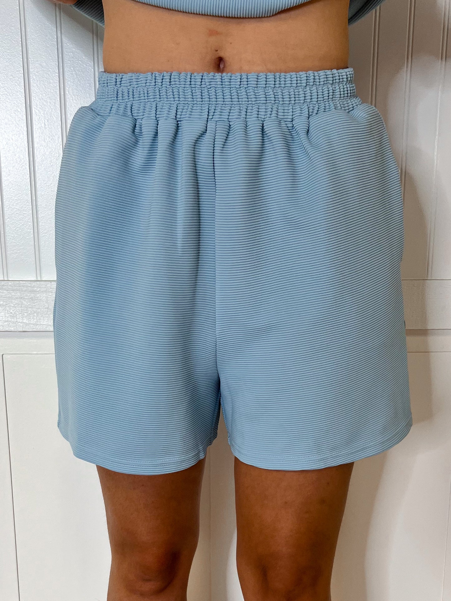 Isla Ribbed Jacquard Track Suit Shorts-Oddi-Bin B1,bottoms,FD 08/12/25,OGP 35.99-The Twisted Chandelier