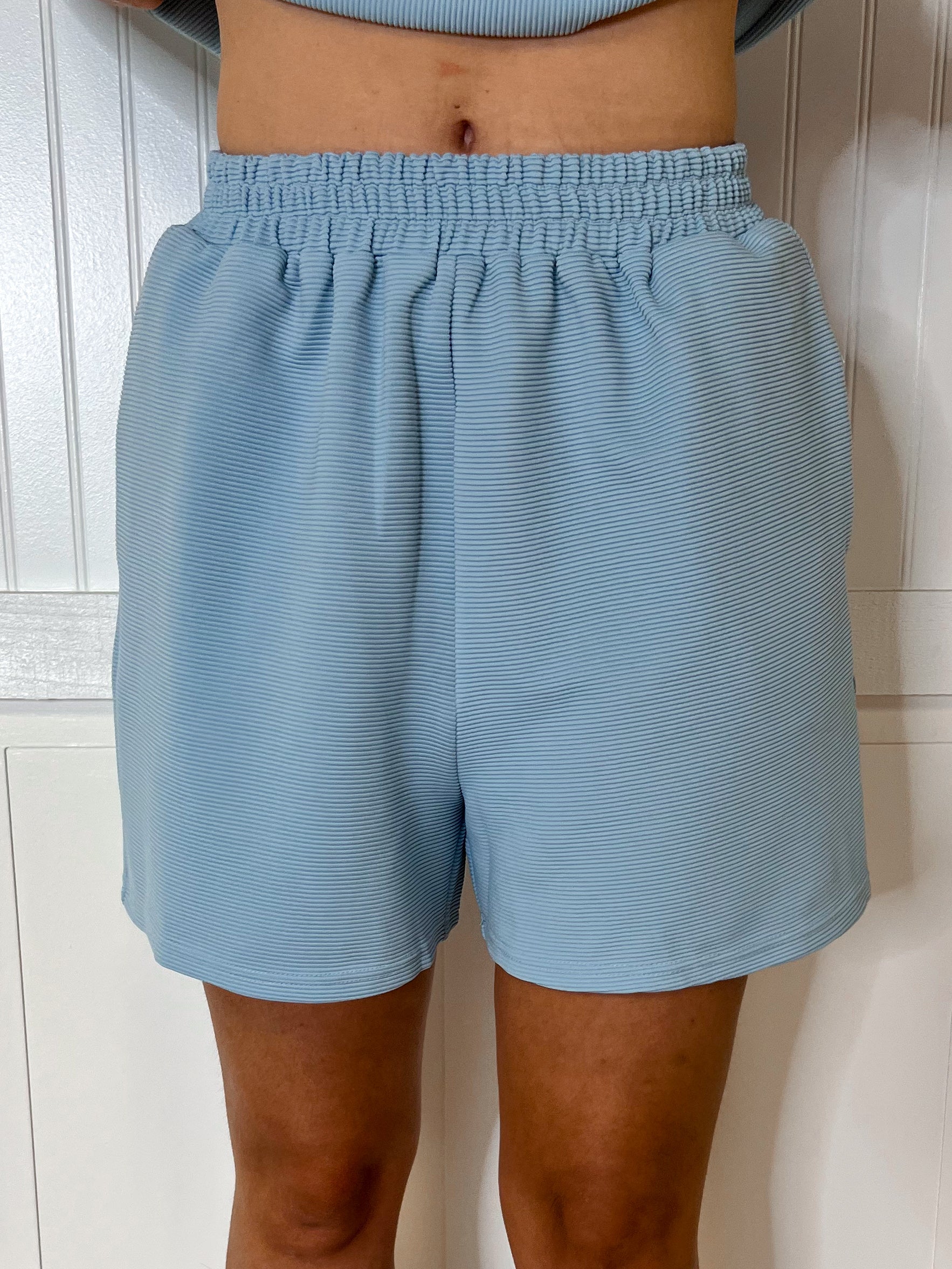 Isla Ribbed Jacquard Track Suit Shorts-Oddi-Bin B1,bottoms,FD 08/12/25,OGP 35.99-The Twisted Chandelier