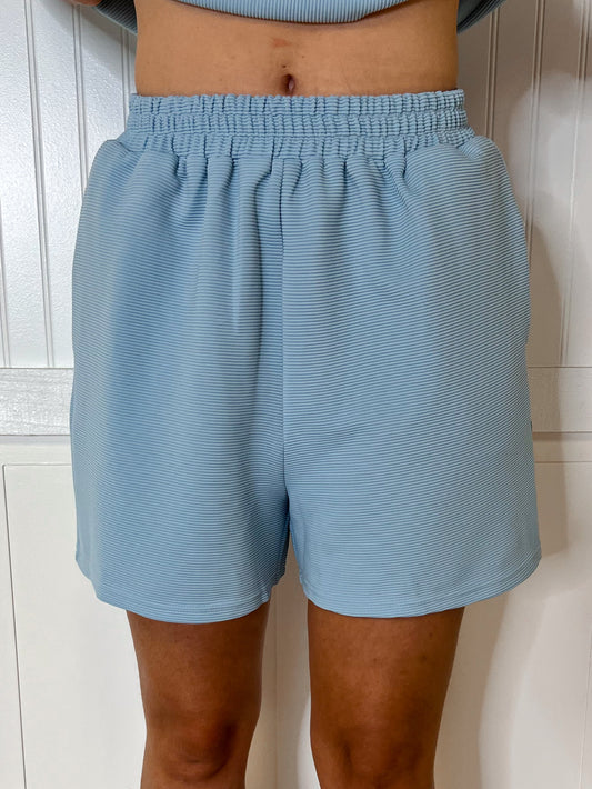 Isla Ribbed Jacquard Track Suit Shorts-Oddi-Bin B1,bottoms,FD 08/12/25,OGP 35.99-The Twisted Chandelier