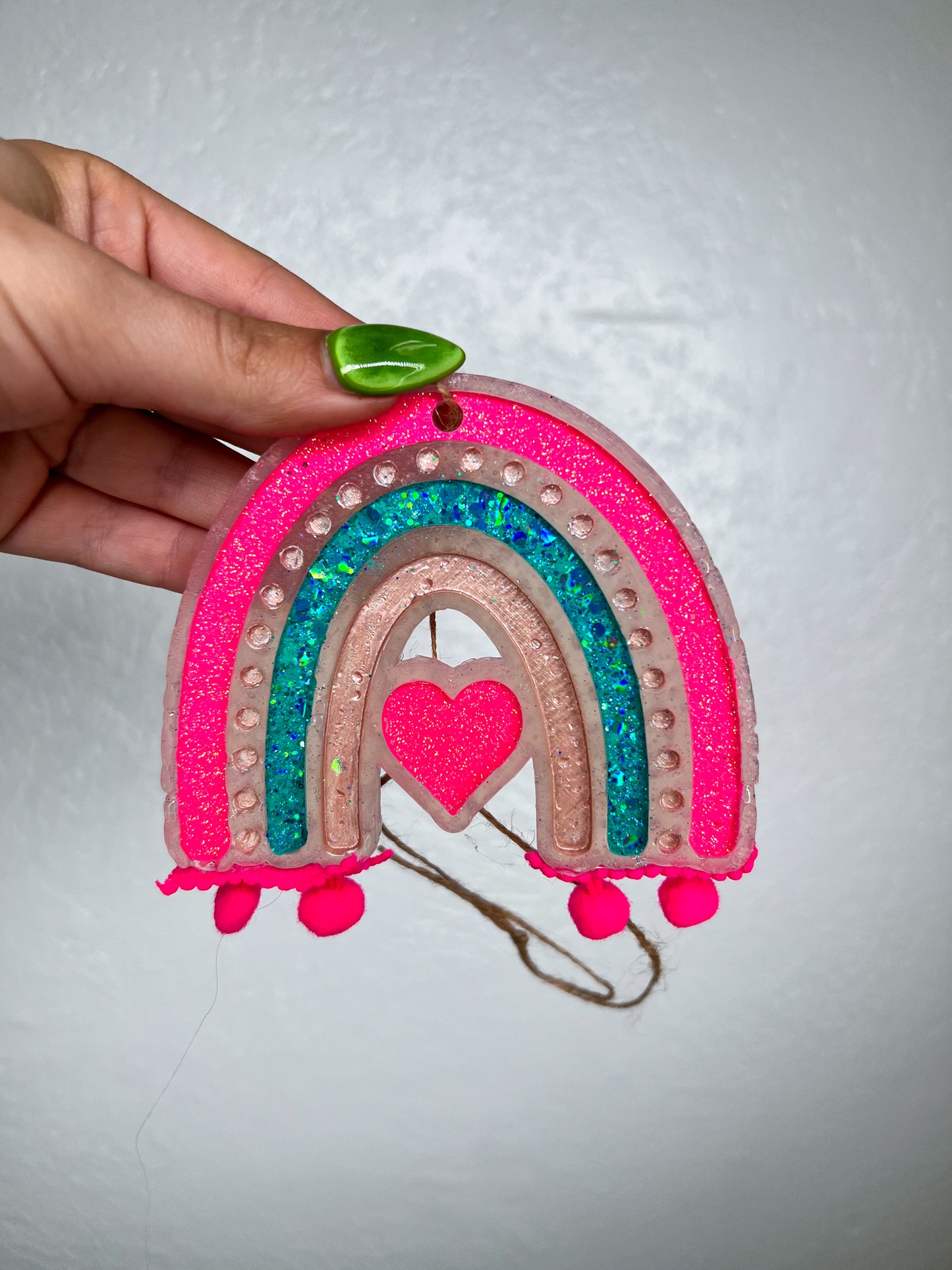 Boho Rainbow Car Freshie-Southern Creek Wholesale-Pink sugar-Pink-The Twisted Chandelier