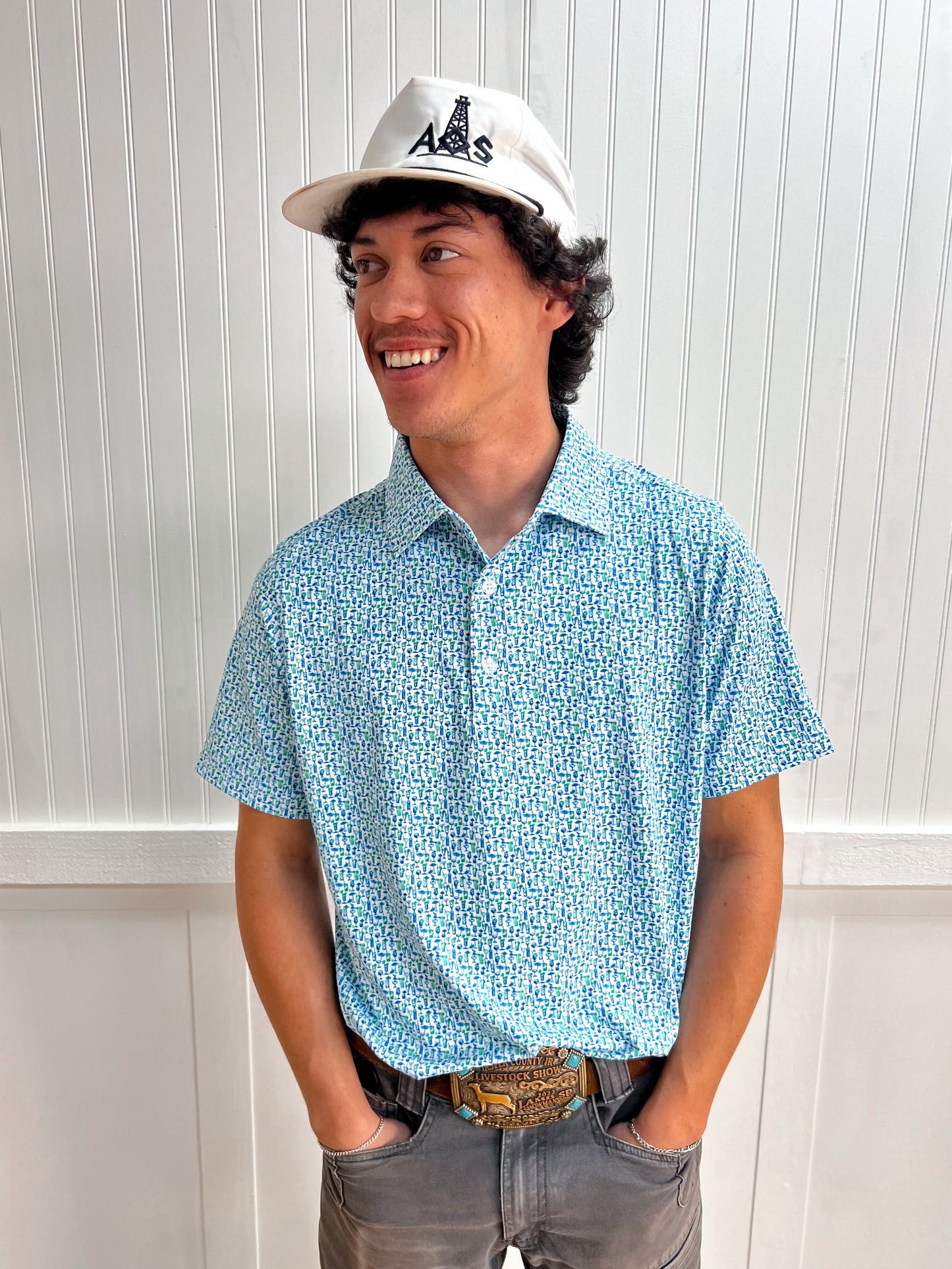 Men’s Sip Happens Polo-SALT WATER SOUL-FD 03/10/26,Men's-The Twisted Chandelier