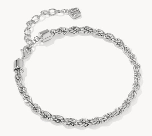 Kendra Scott Isabelle Chain Bracelet Silver-Kendra Scott-B00386RHD-The Twisted Chandelier