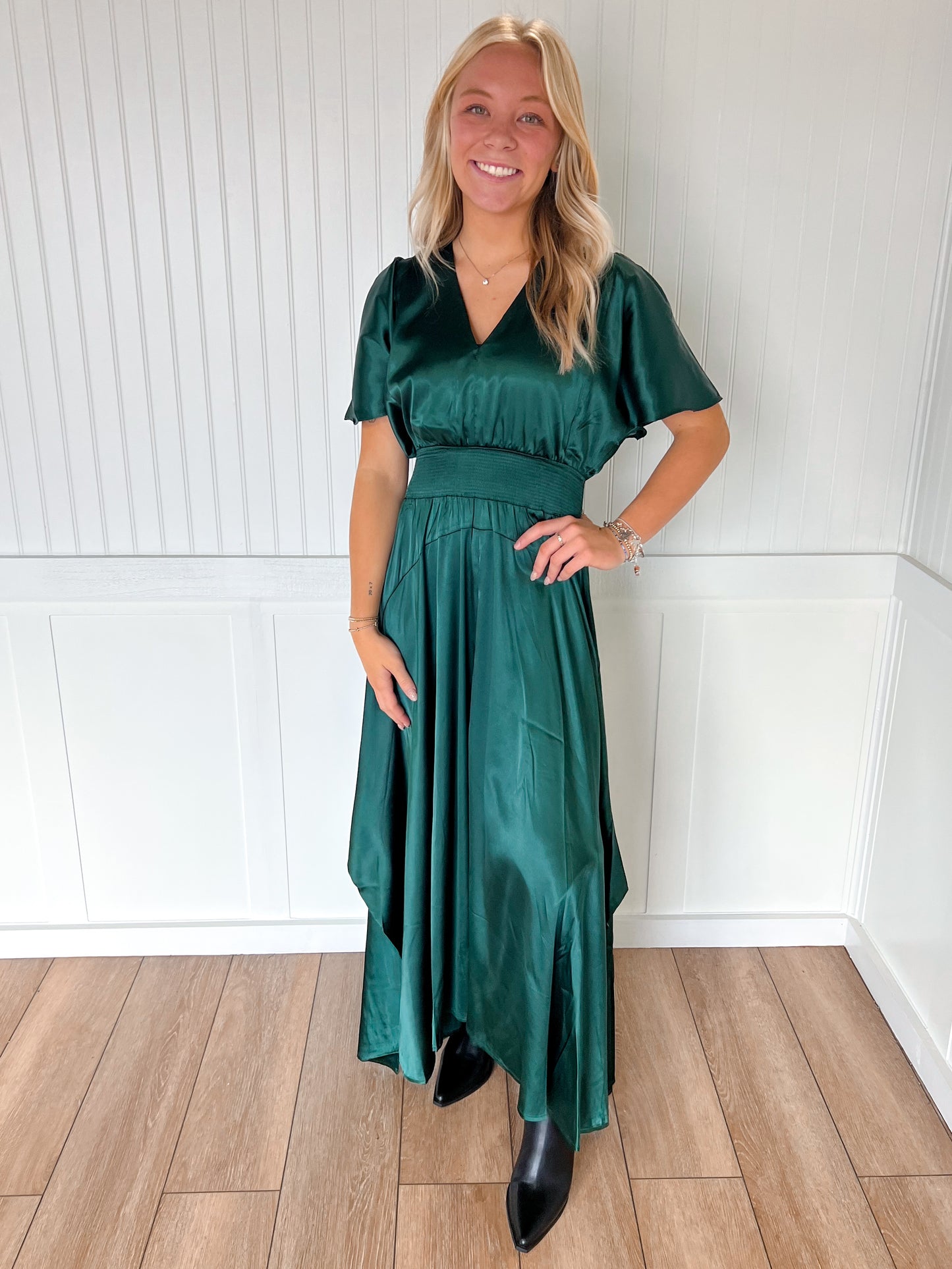 Whitney Chiffon Slit Detailed Maxi Dress-PINCH-DJR-The Twisted Chandelier