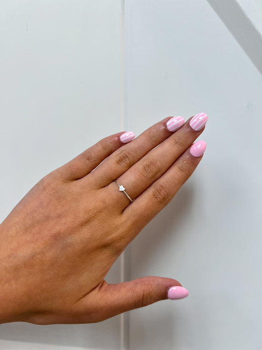 Scout - Sterling Silver Heart Ring-Oriental Trading Co.-The Twisted Chandelier