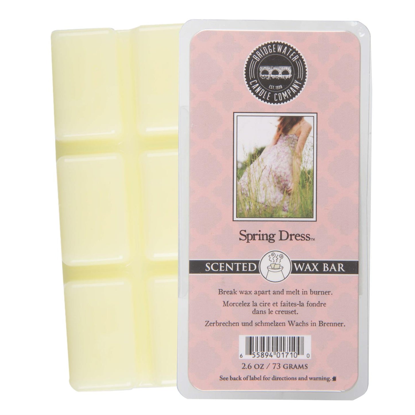 Bridgewater Scented Wax Bar Spring Dress-Candles-Bridgewater-1000002531, TTCB2549-The Twisted Chandelier