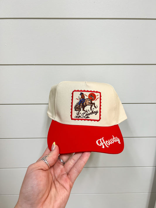 Detailed Cowboy Horse Embroidery Cap-Fashion City-fd 08/08/25-The Twisted Chandelier