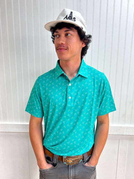 Men’s Circle Hook Polo Shirt-SALT WATER SOUL-FD 03/10/26,Men's-The Twisted Chandelier