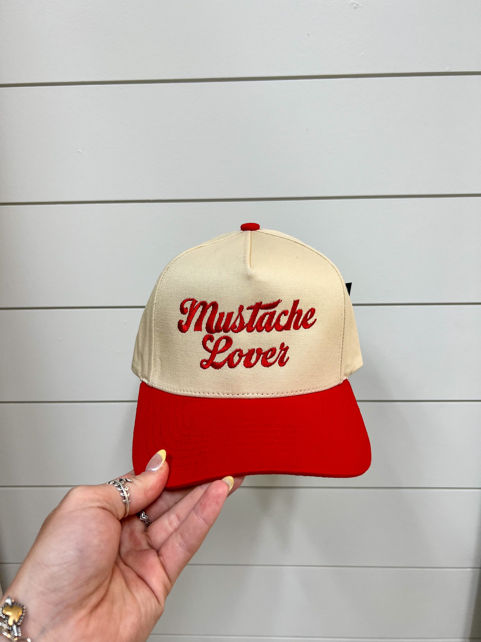 Mustache Lover Trucker Hat-Fashion City-fd 08/08/25-The Twisted Chandelier