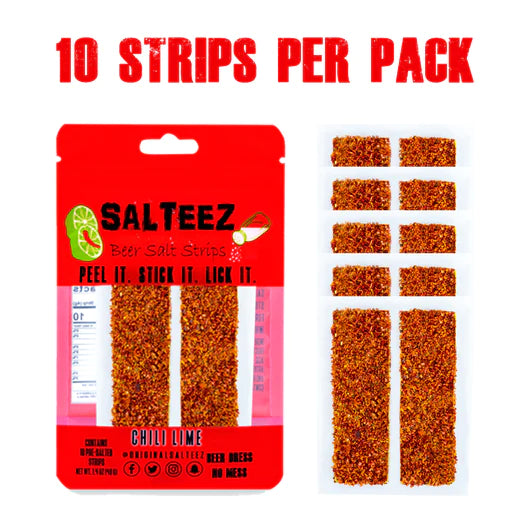 Salteez Beer Salt Strips - Chili Lime Flavor-Salteez-FD JAN 24-The Twisted Chandelier