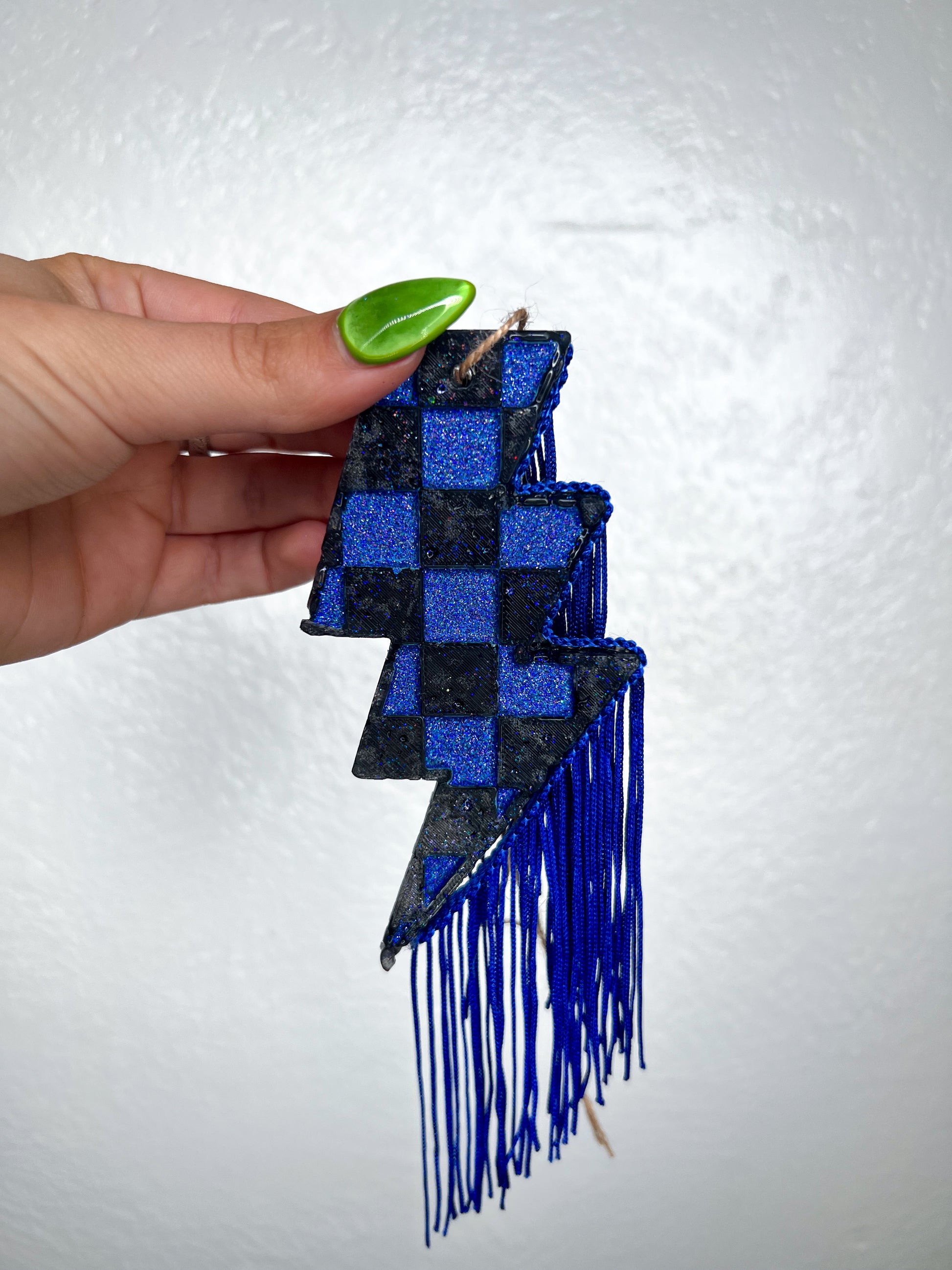 Lightning Bolt with Fringe Car Freshie-Southern Creek Wholesale-New car-The Twisted Chandelier