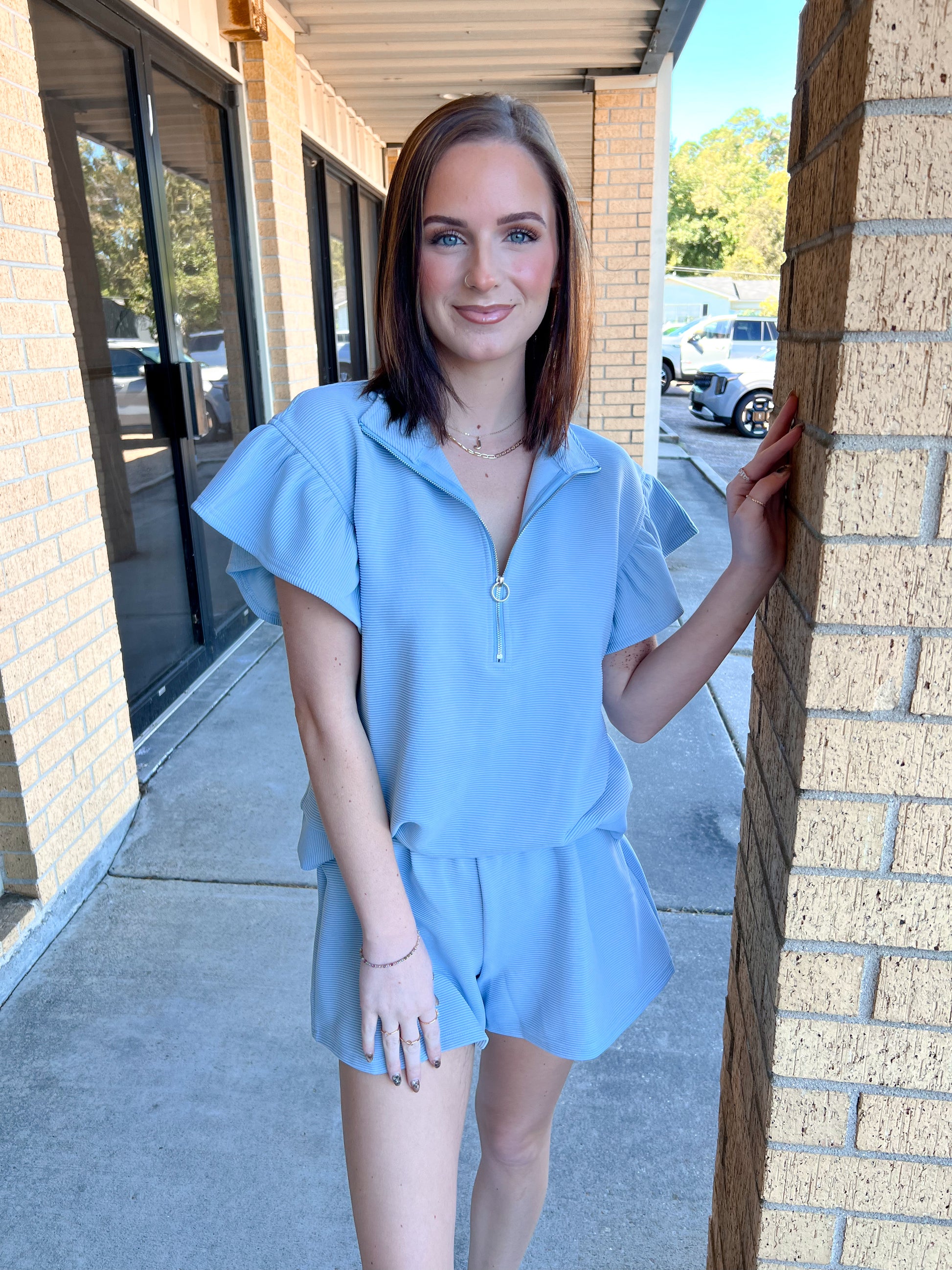 Isla Ribbed Jacquard Track Suit Shorts-Oddi-Bin B1,bottoms,FD 08/12/25-The Twisted Chandelier