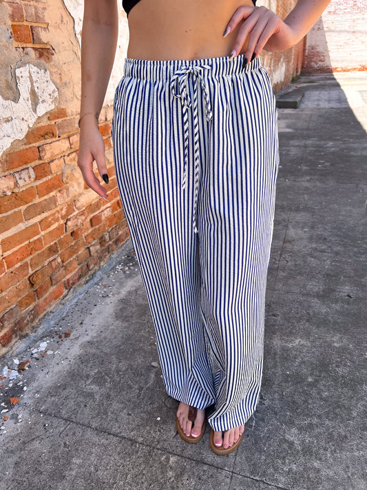 Ariel Yarndye Stripe Easy Pants-Pants-Peach Love California-Bin C5,bottoms,FD 06/10/25-The Twisted Chandelier