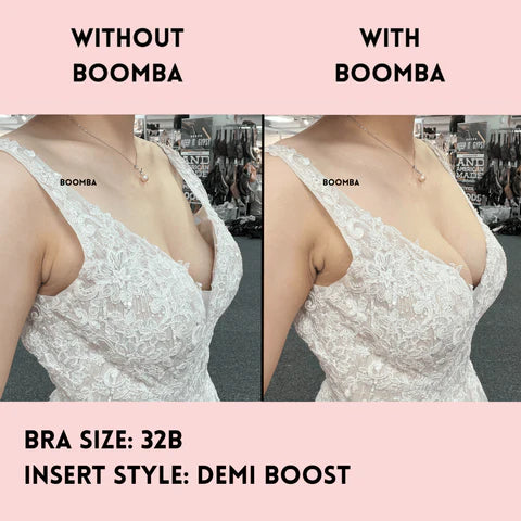 BOOMBA Demi Boost Inserts | Beige | BOOMBA-Sticky Bra-BOOMBA--The Twisted Chandelier