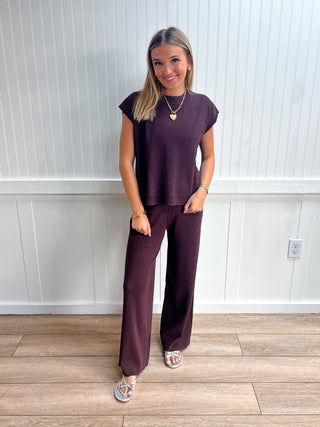 Brenley Solid Knit Pants