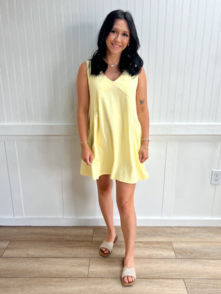Brooke Sleeveless V-Neck Mini Dress-Papermoon-DJR,FD 05/14/26-The Twisted Chandelier