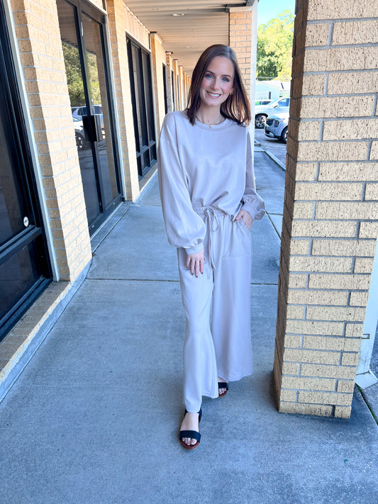 Poppy Scuba Top - Ecru-Sewn and Seen-Bin D6,FD 08/19/25,Tops Collection-The Twisted Chandelier