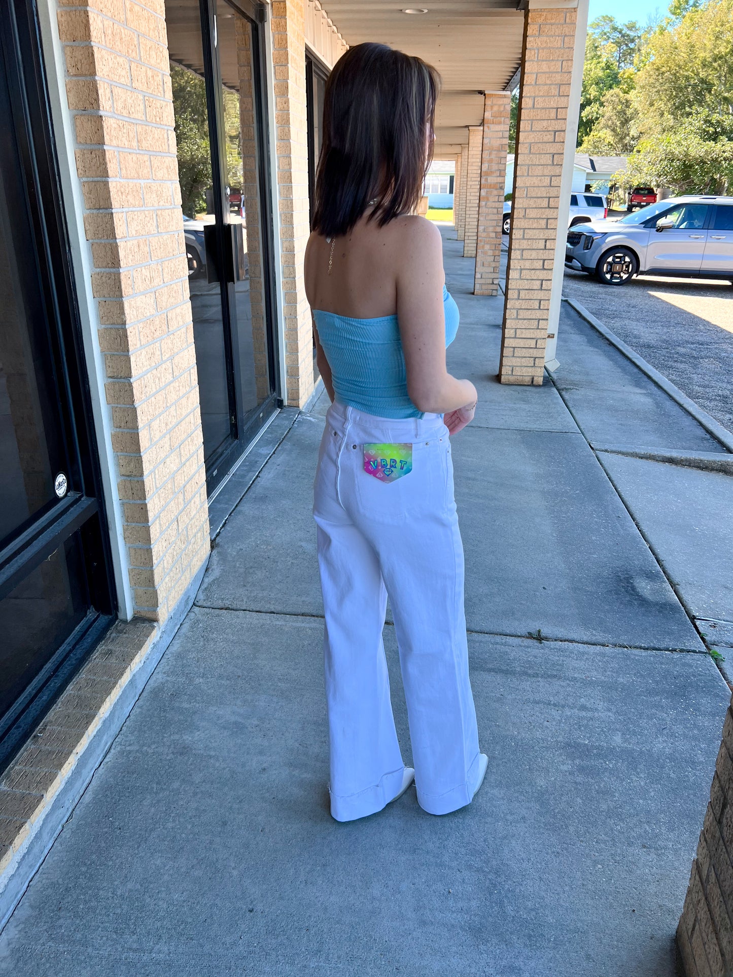 Renn Folded Hem Wide Leg Jeans-Wide Leg Jeans-Vibrant M.i.U-08/28/25,bottoms,FD 03/04/25,OGP 72.95-The Twisted Chandelier