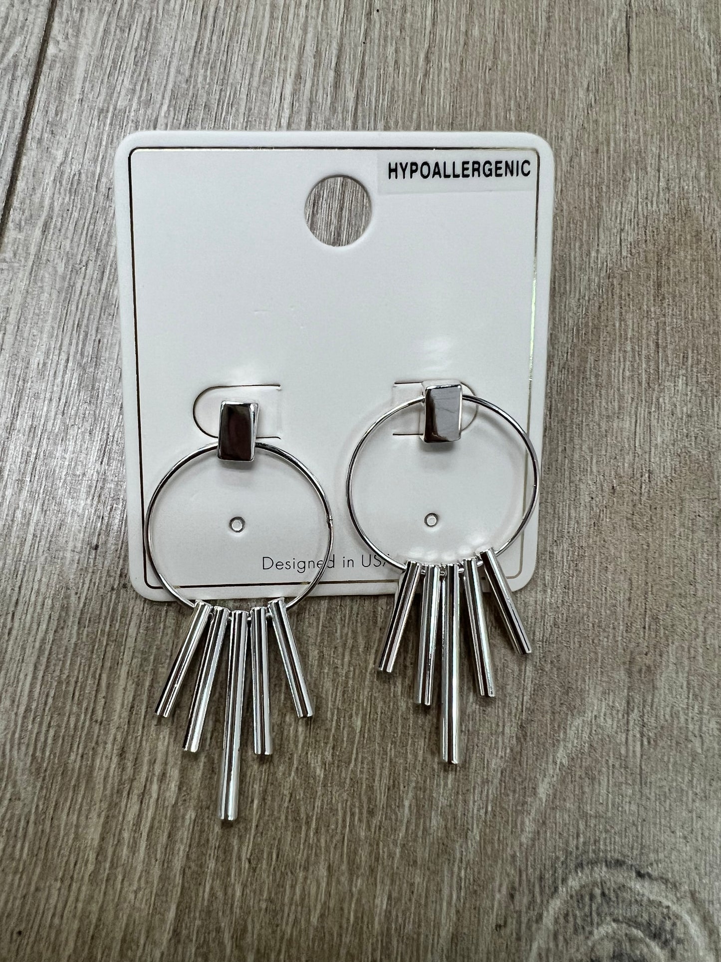 Mildred Earrings - Silver-MY GIRL IN LA-The Twisted Chandelier