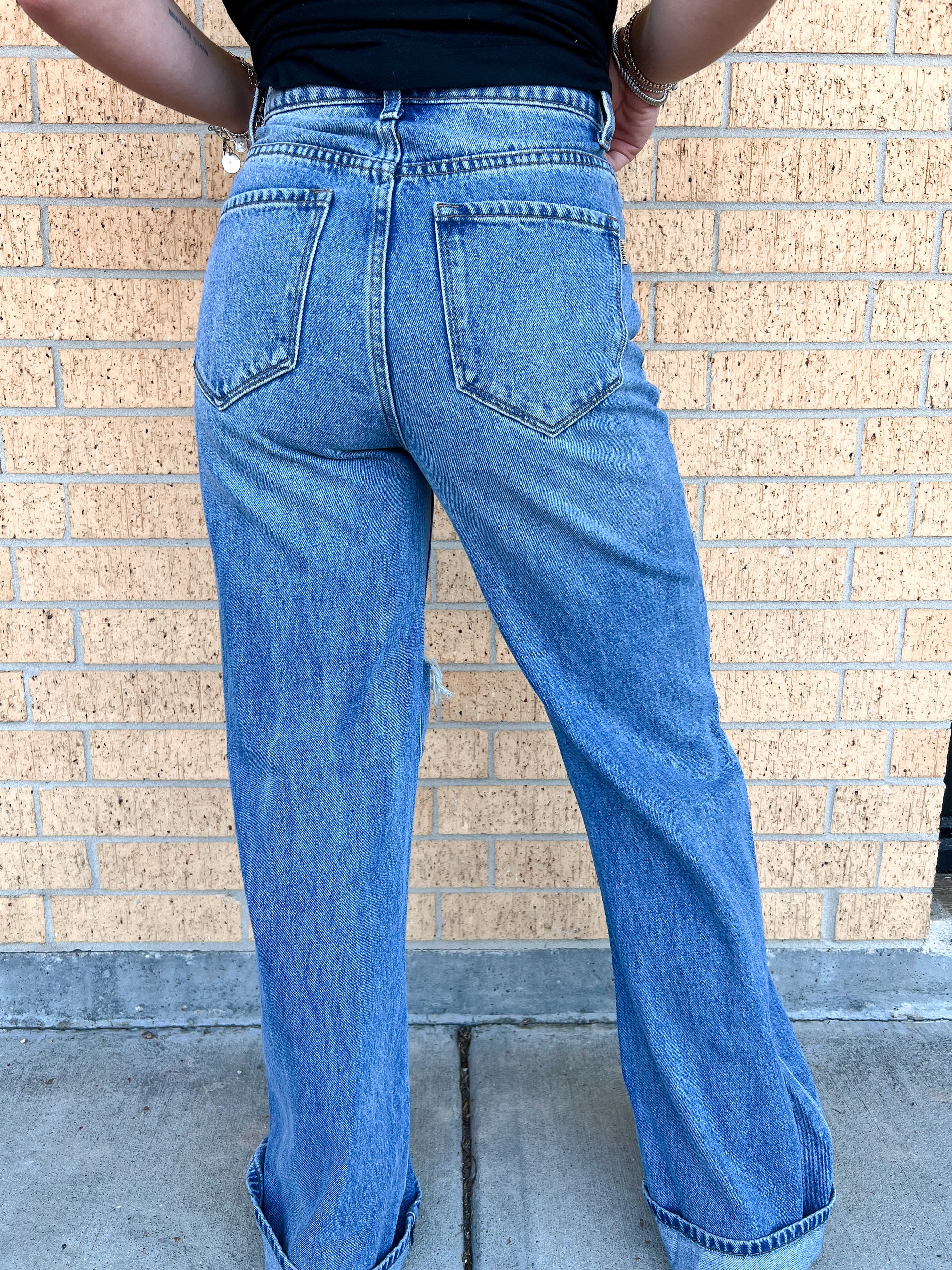 Euphoria Wide Leg Jeans-Vibrant M.i.U-Bin C6,Bin D6,bottoms,FD 08/26/25-The Twisted Chandelier