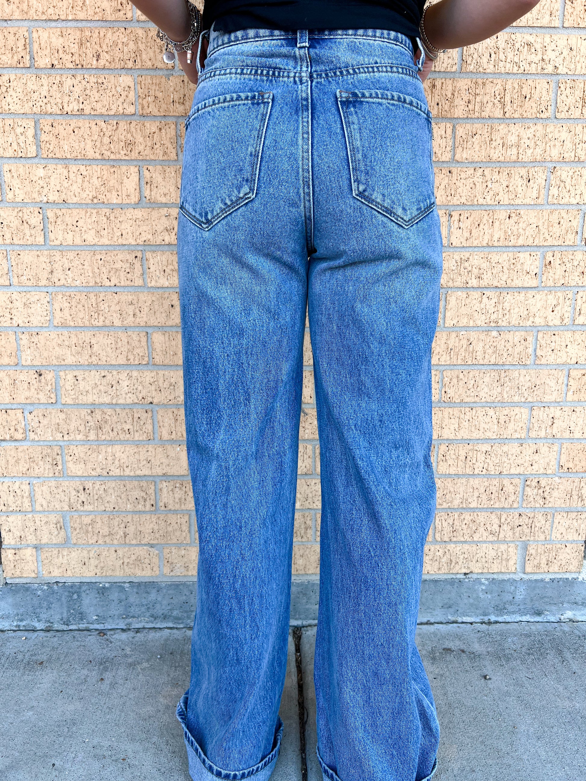 Euphoria Wide Leg Jeans-Vibrant M.i.U-Bin C6,Bin D6,bottoms,FD 08/26/25-The Twisted Chandelier