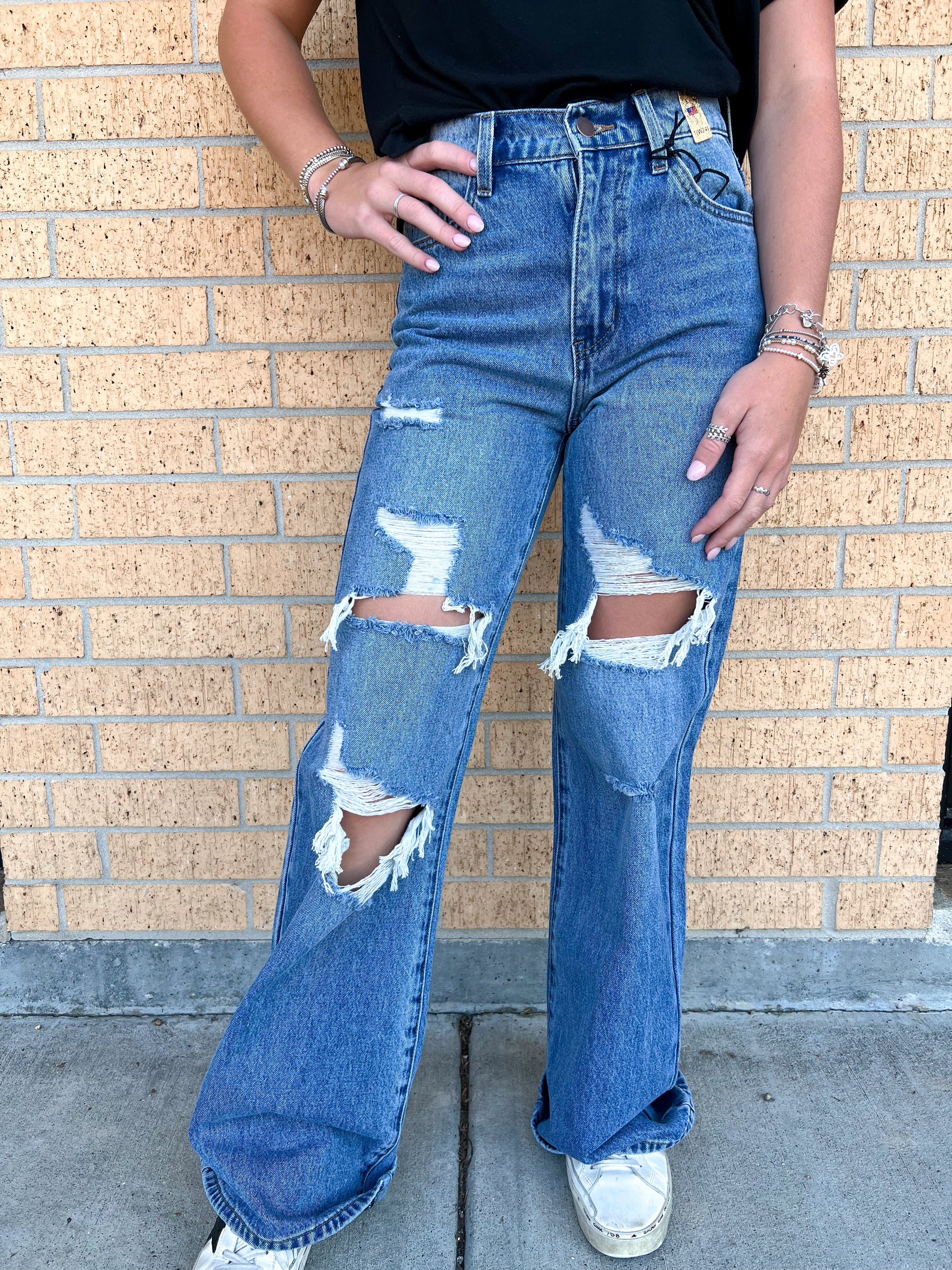 Euphoria Wide Leg Jeans-Vibrant M.i.U-Bin C6,Bin D6,bottoms,FD 08/26/25-The Twisted Chandelier