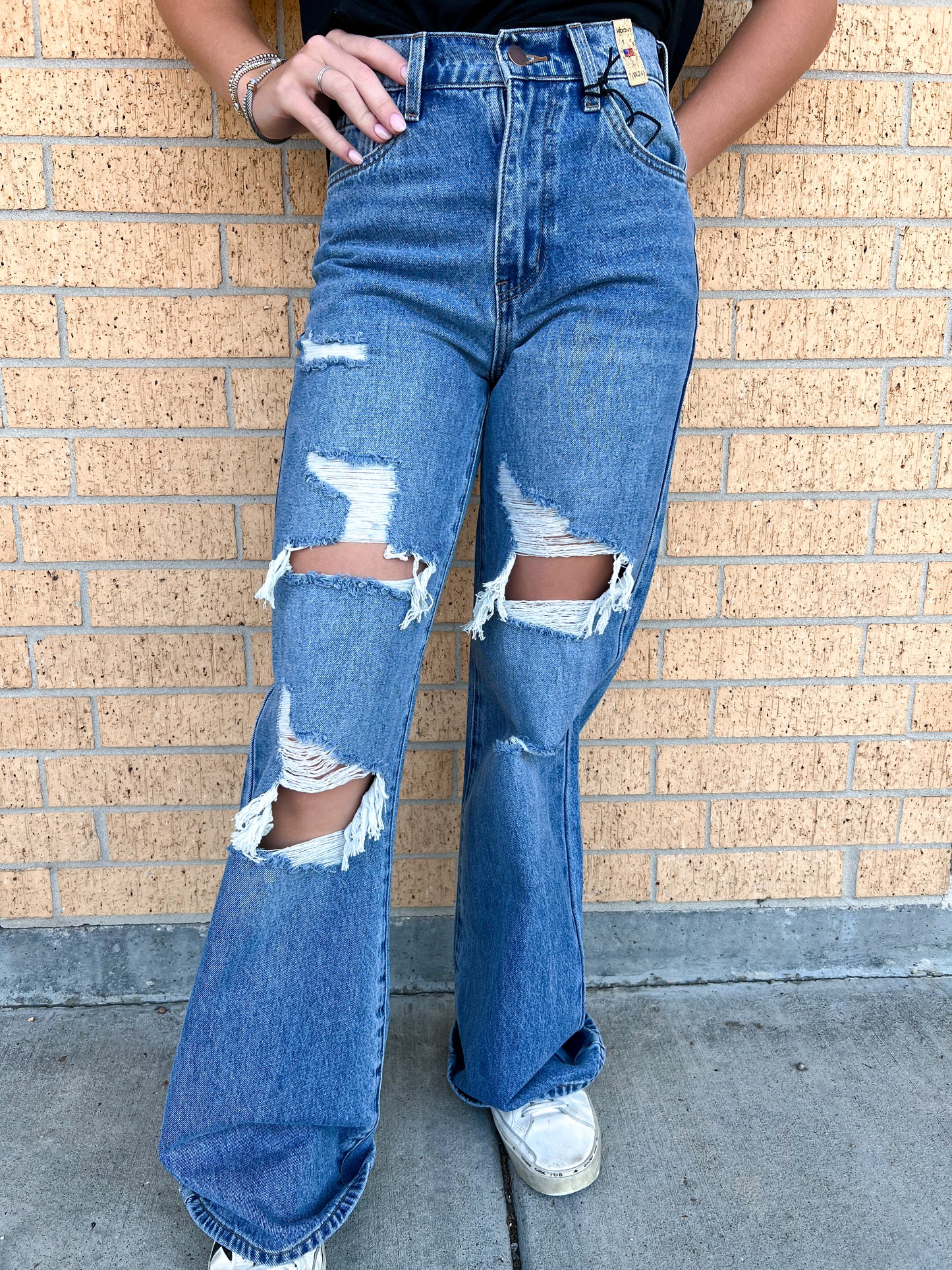 Euphoria Wide Leg Jeans-Vibrant M.i.U-Bin C6,Bin D6,bottoms,FD 08/26/25-The Twisted Chandelier