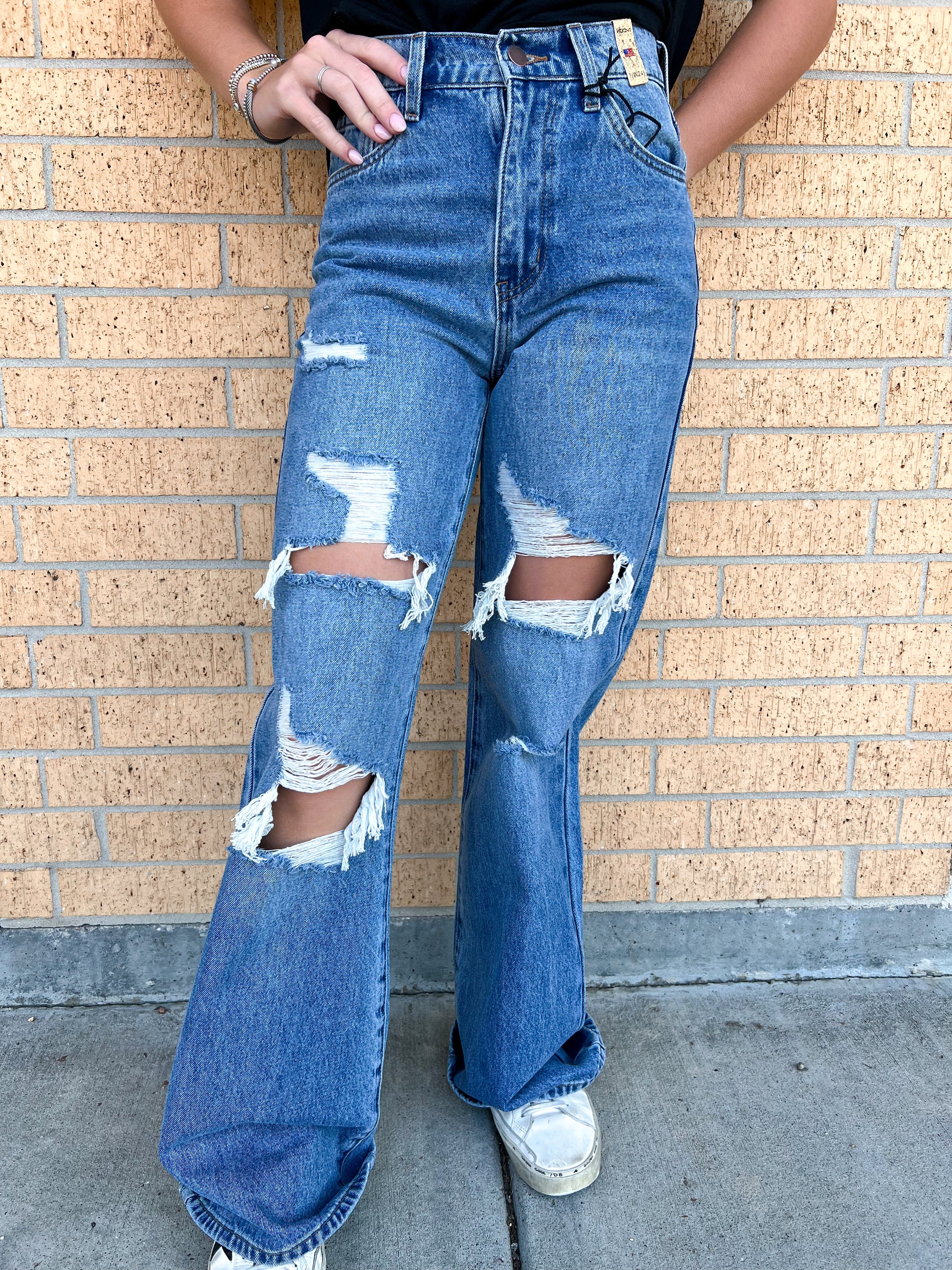 Euphoria Wide Leg Jeans-Vibrant M.i.U-Bin C6,Bin D6,bottoms,FD 08/26/25-The Twisted Chandelier