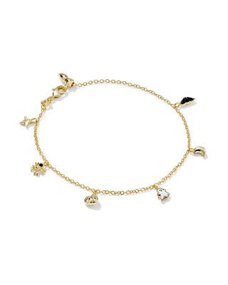 Kendra Scott Halloween Delicate Chain Bracelet Gold Multi Mix-Bracelets-Kendra Scott-4/15/26,B00320GLD,OGP 75-The Twisted Chandelier