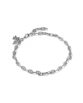 Kendra Scott Parker Knot Anklet Vintage Silver-Anklets-Kendra Scott-A00521VSV-The Twisted Chandelier