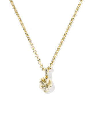 Kendra Scott Parker Knot Short Pendant Necklace Gold-Necklace-Kendra Scott-N01547GLD-The Twisted Chandelier