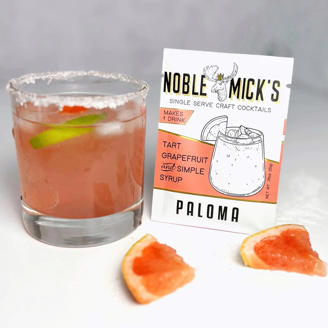Noble Mick's Single Serve Craft Cocktails - Paloma-The Twisted Chandelier-The Twisted Chandelier