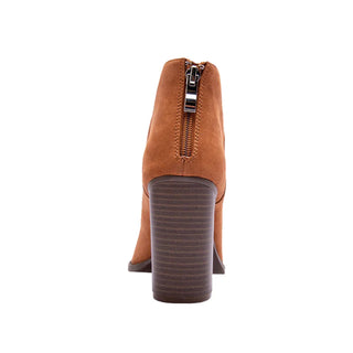 Camel Faux Suede Bootie-Boots-Qupid-04/25,05/27/24,09/12/23,1st md-The Twisted Chandelier