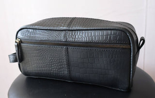 Leather Travel Dopp Kit Toiletry and Shaving Bag-Billion Brothers-Men's-The Twisted Chandelier